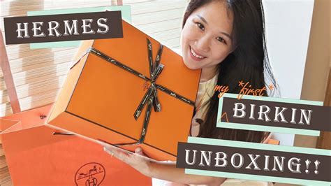 Hermes Birkin unboxing